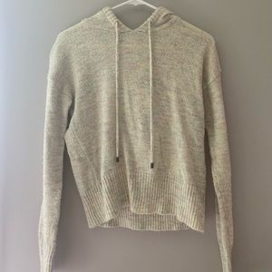 Cute thin sweatshirt with hood